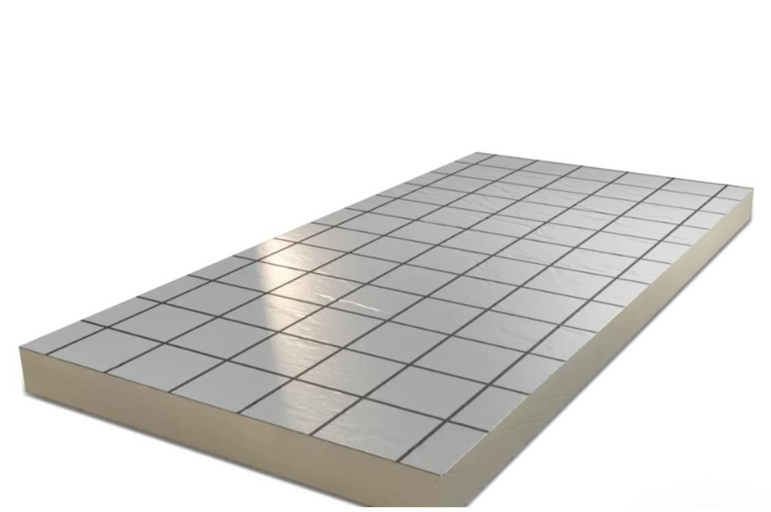 PIR-isolatieplaat met aluminium cachering